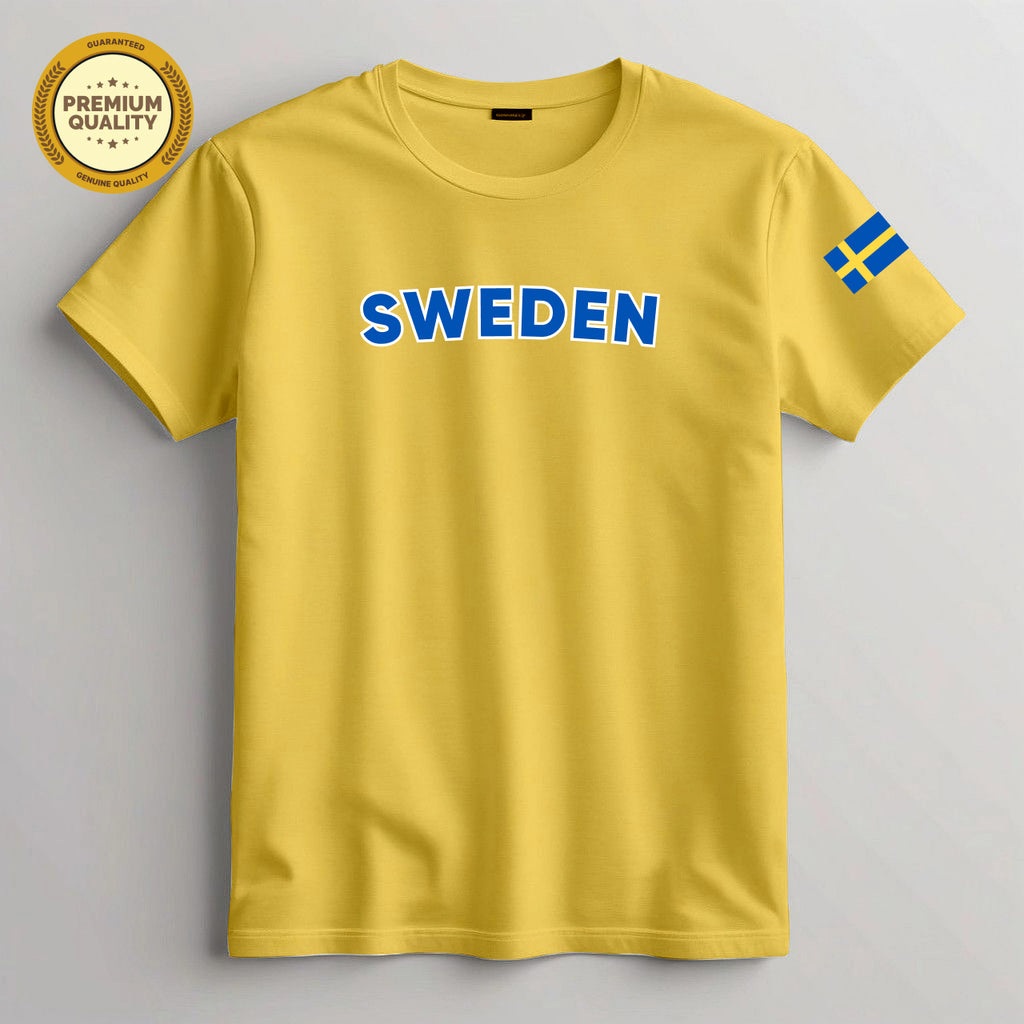 Sweden Football Fan T-Shirt – 2026 Football TShirt