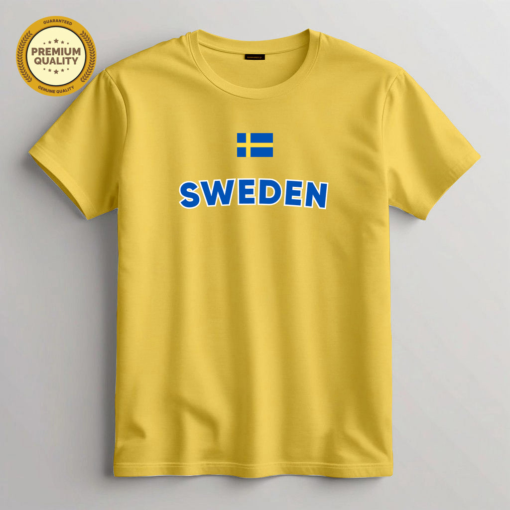 Sweden Football Fan T-Shirt – Premium Quality