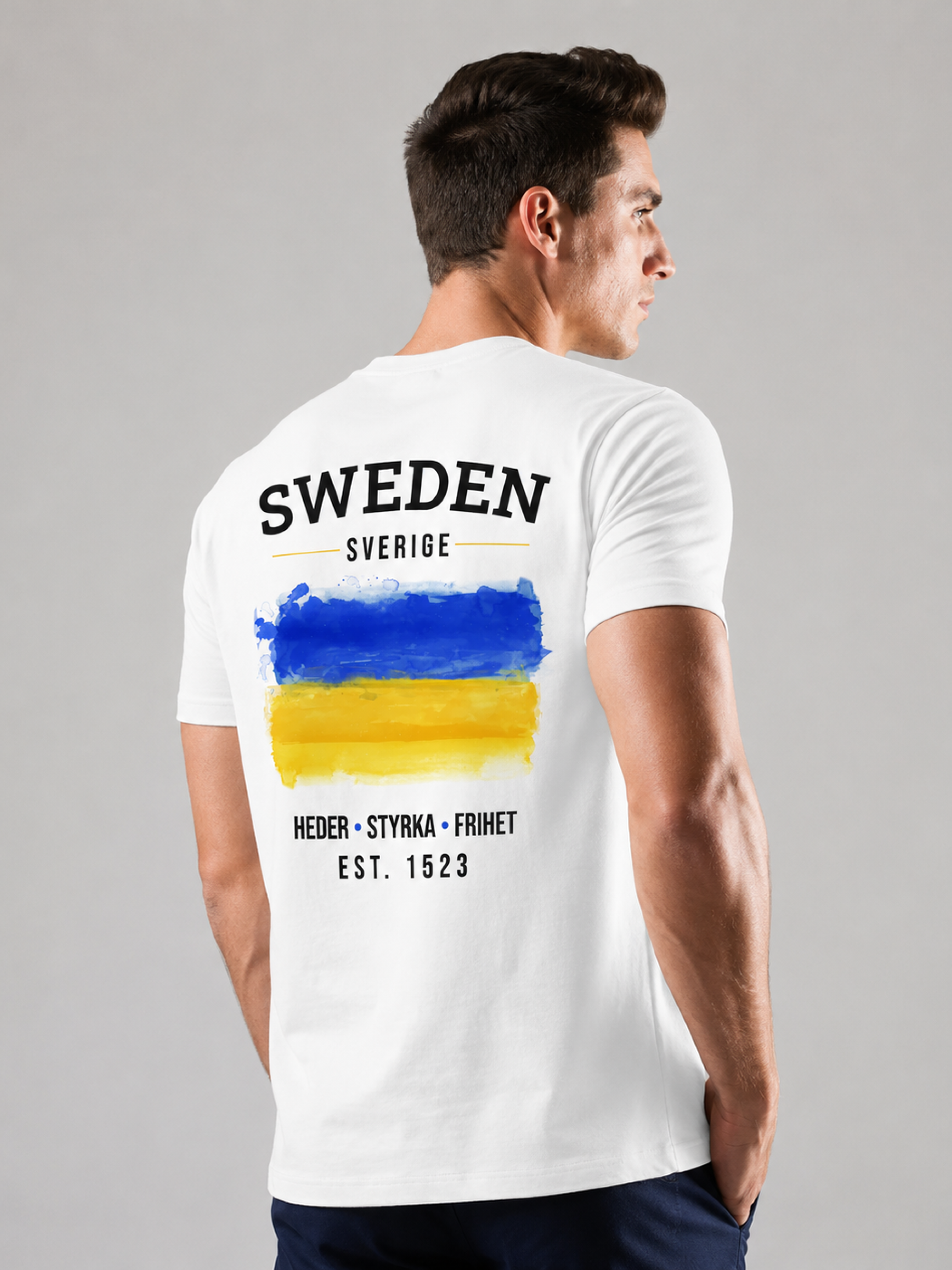 Sweden Graphic Tee – Unisex Country Pride T-Shirt Secondary image