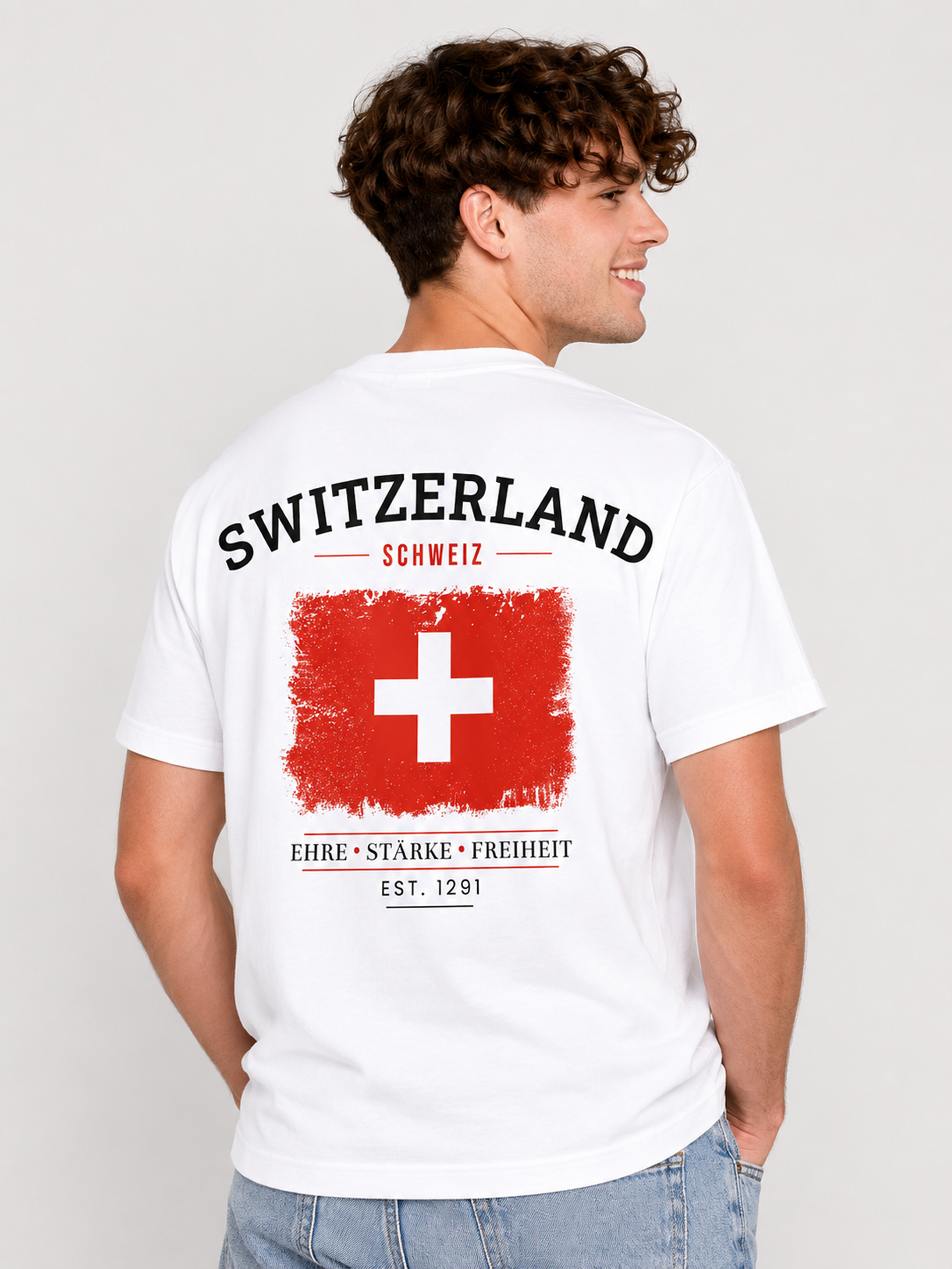 Switzerland Graphic Tee – Unisex Country Pride T-Shirt Secondary image