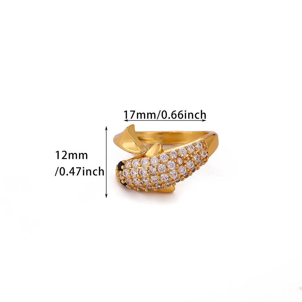 Pink Romantic Rose Rings For Women Elegant Fashion Full Zircon Flower Anillos Gold Color Jewelry Valentine's Day Wife Mama Gift
