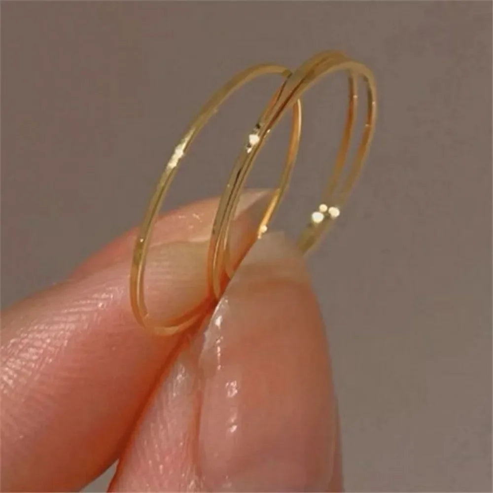 Stainless steel Ring for Women Simple Classic Style  Plating Seamless Fade Resistant Perfect for Daily Wear and Valentine's Day