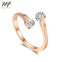 Wedding Rings For Women Zircon Crystal Engagement Dainty Women's Ring Korean Fashion Accessories Jewelry Gift For Lover R007