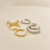 Ear Cuff Earrings for Women Non Piercing 14K Gold Plated Trend Cubic Zirconia Earrings Daily Wear Jewelry