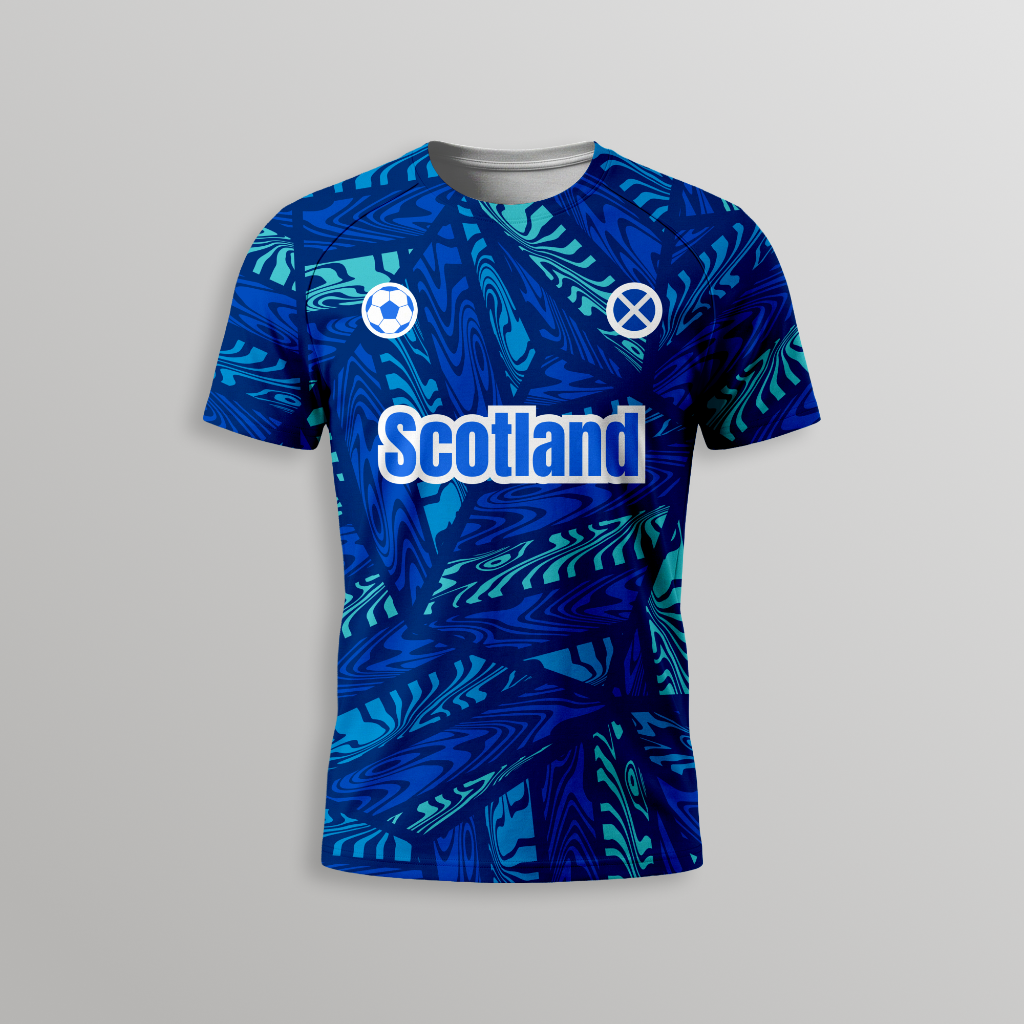 Scotland Football T-Shirt - Dry Fit T Shirt
