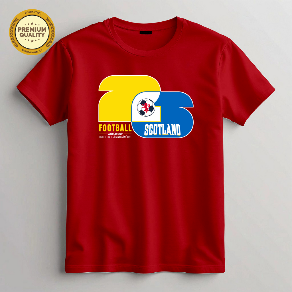 Scotland Soccer T-Shirt, Soccer Fan Shirt, Sports Lover Gift