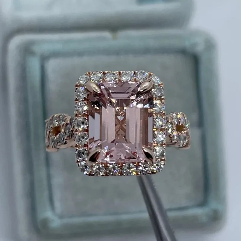 Rings for Women Brilliant Cubic Zirconia Wedding Engagement Female Accessories Fancy Proposal Ring Gift Trendy Jewelry Secondary image