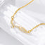 Luxury Shiny Crystal Arabic Love Pendant Necklace For Women Stainless Steel Chain Fashion Vintage Necklace Jewelry Couple Gifts