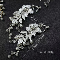 Elegant Floral Earrings for Women Pearl & Crystal Bridal Jewelry - Bohemian Wedding Accessories - Luxury Everyday To Formal Wear