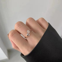 Wedding Rings For Women Zircon Crystal Engagement Dainty Women's Ring Korean Fashion Accessories Jewelry Gift For Lover R007