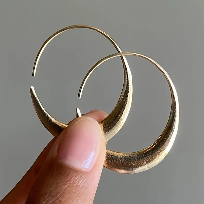 Elegant Hoop Earrings for Women Bohemian Style Versatile for Weddings Parties Vintage  Perfect for Casual Formal Occasions Secondary image