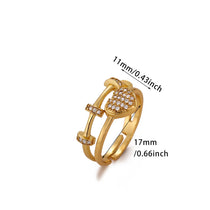 Pink Romantic Rose Rings For Women Elegant Fashion Full Zircon Flower Anillos Gold Color Jewelry Valentine's Day Wife Mama Gift