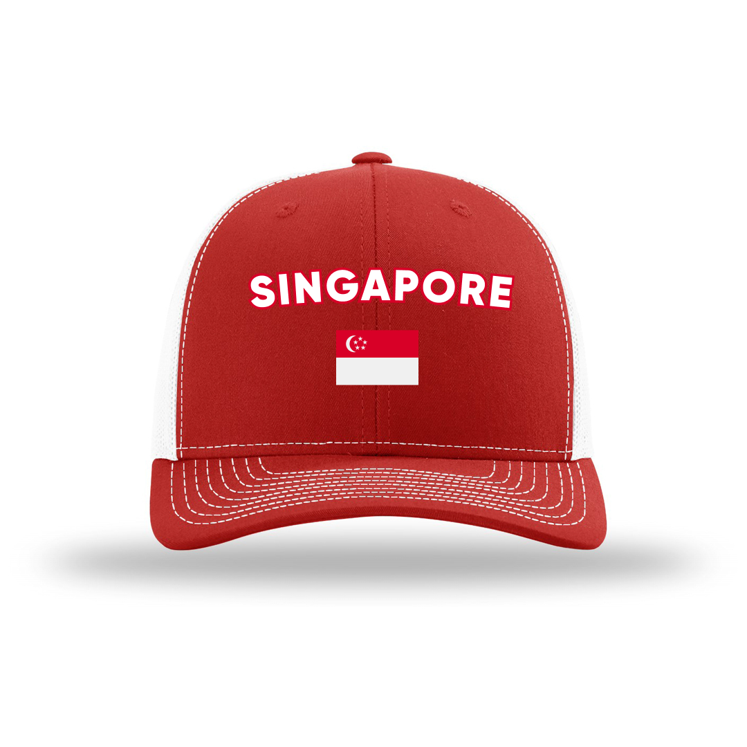 Singapore Country Flag Cap - Football/Basketball Fan Cap Main image