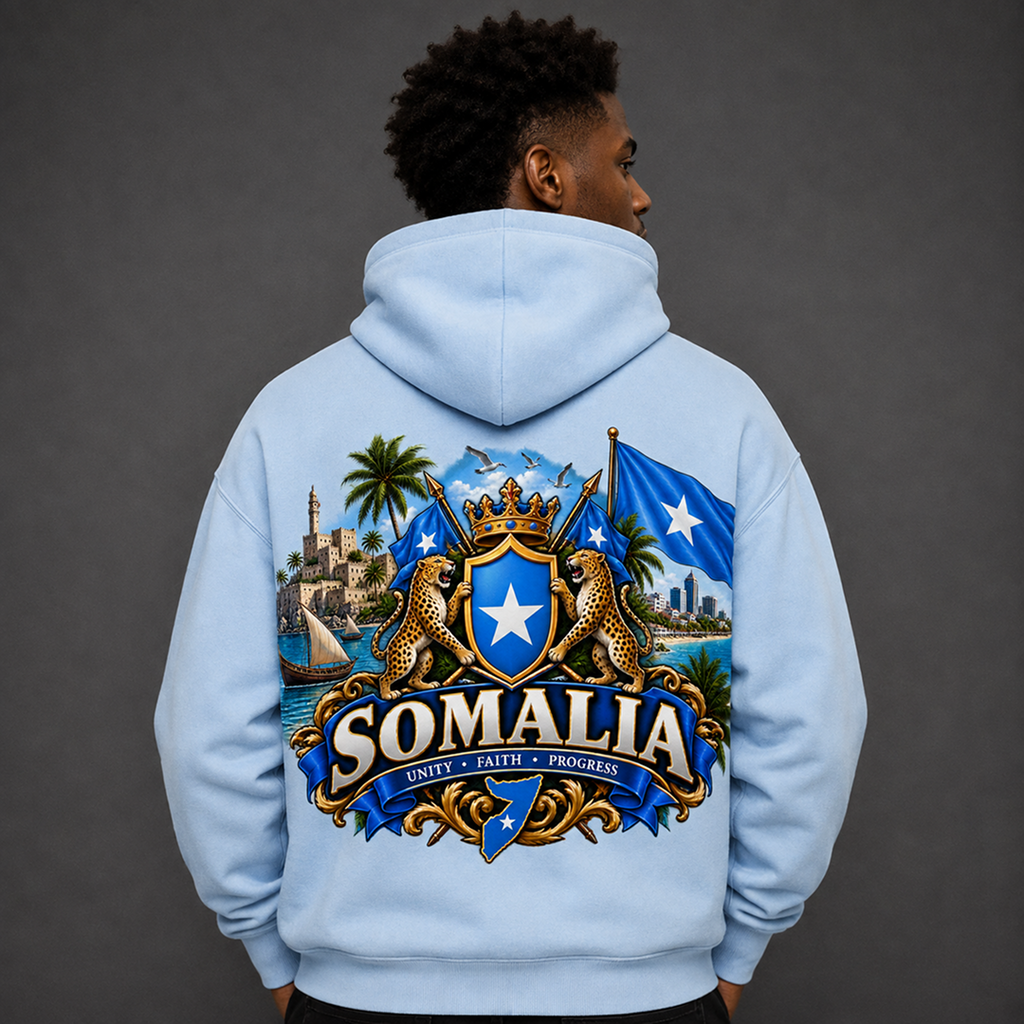 Somalia Country Pride Hoodie – Premium Football Fan Hoodie