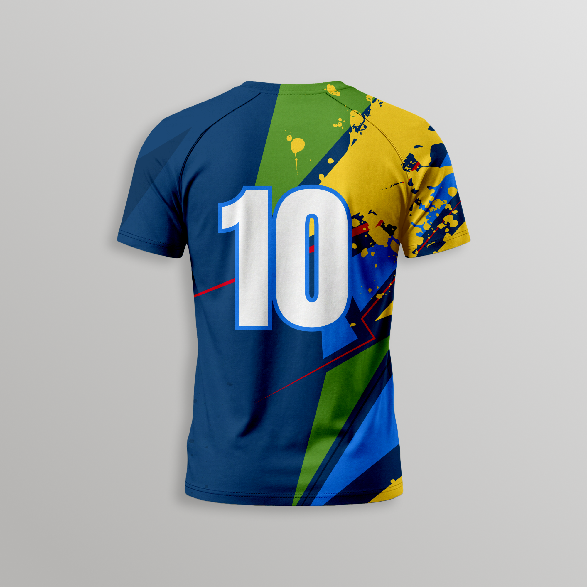 South Africa Football T-Shirt - Dry Fit T Shirt Secondary image