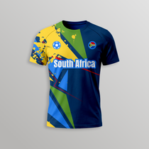 South Africa Football T-Shirt - Dry Fit T Shirt