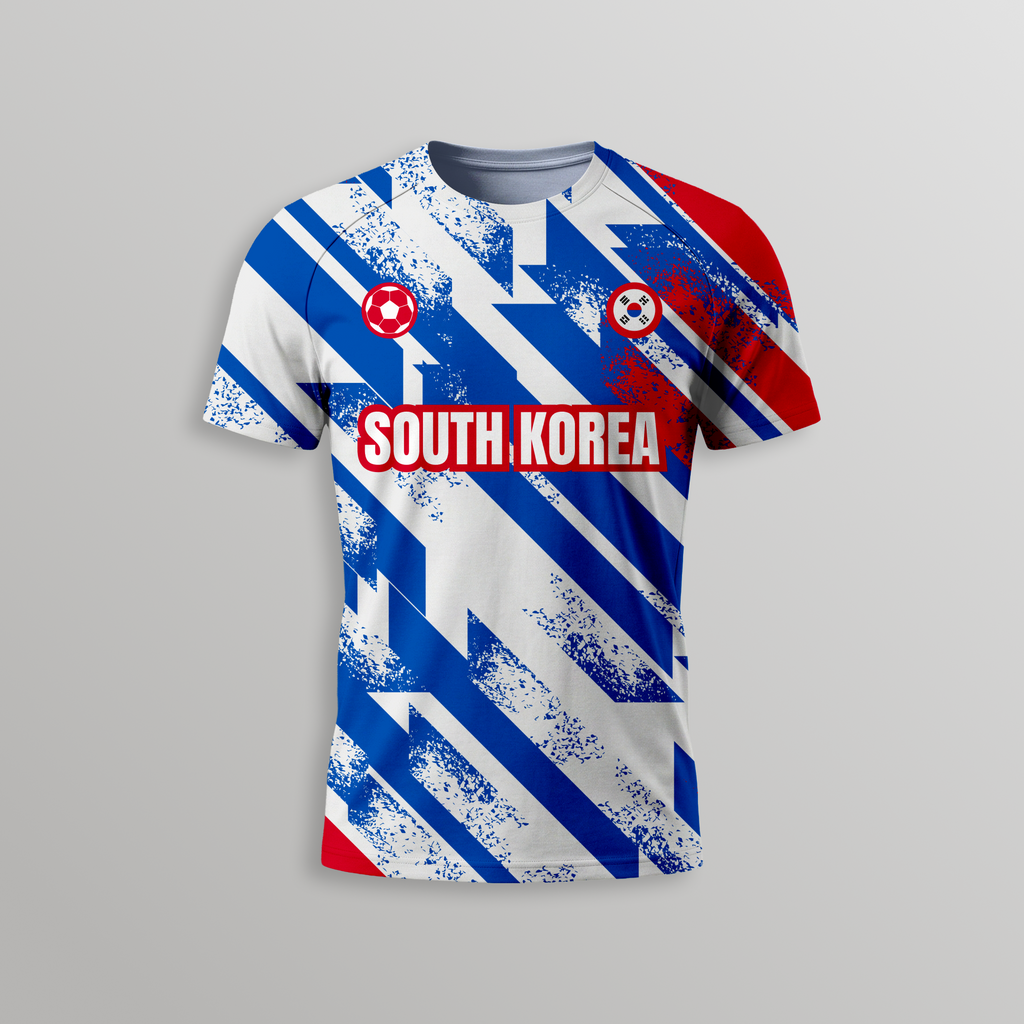 South Korea Football T-Shirt - Dry Fit T Shirt