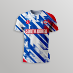 South Korea Football T-Shirt - Dry Fit T Shirt