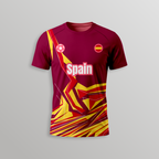 Spain Football T-Shirt - Dry Fit T Shirt