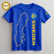 Sweden Soccer 3D T-Shirt – Unisex T-Shirts