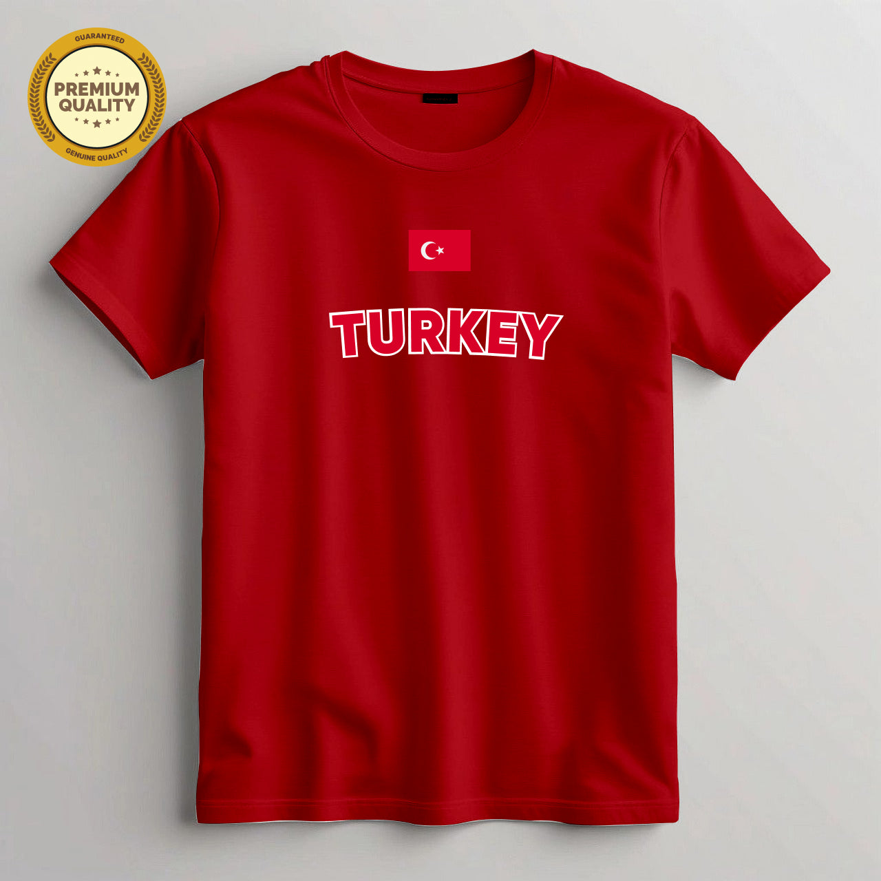 Turkey Football Fan T-Shirt – Football T Shirt Secondary image