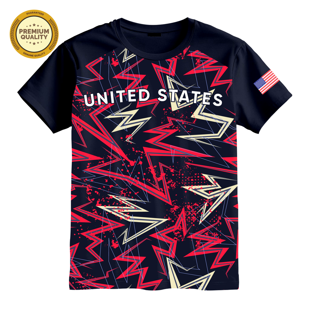 United States Soccer 3D T-Shirt – Unisex T-Shirt