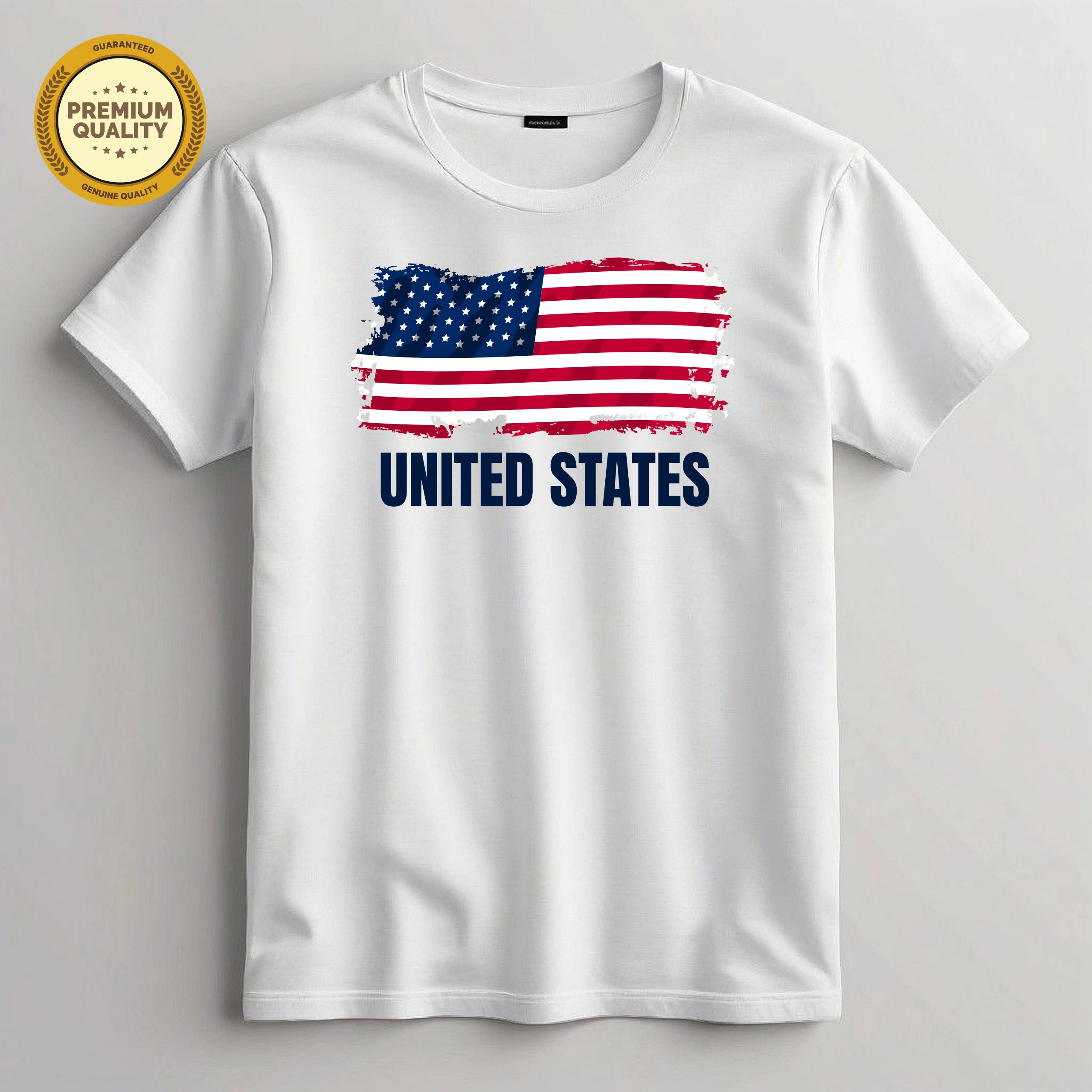 USA United States Of American Flag Print T-Shirt for Men & Women