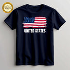 USA United States Of American Flag Print T-Shirt for Men & Women