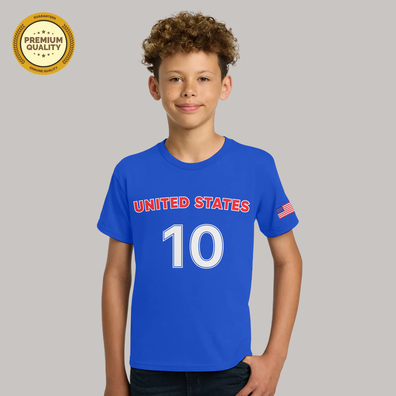 United States Soccer Fan T-Shirt  For Boys/Youth – 2026 Football World Cup USA TShirt Secondary image