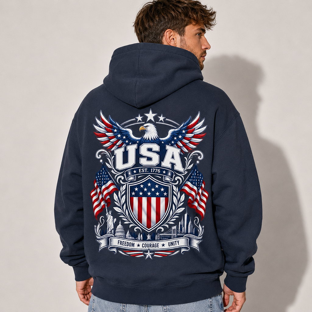 USA Country Pride Hoodie – Premium Football Fan Hoodie