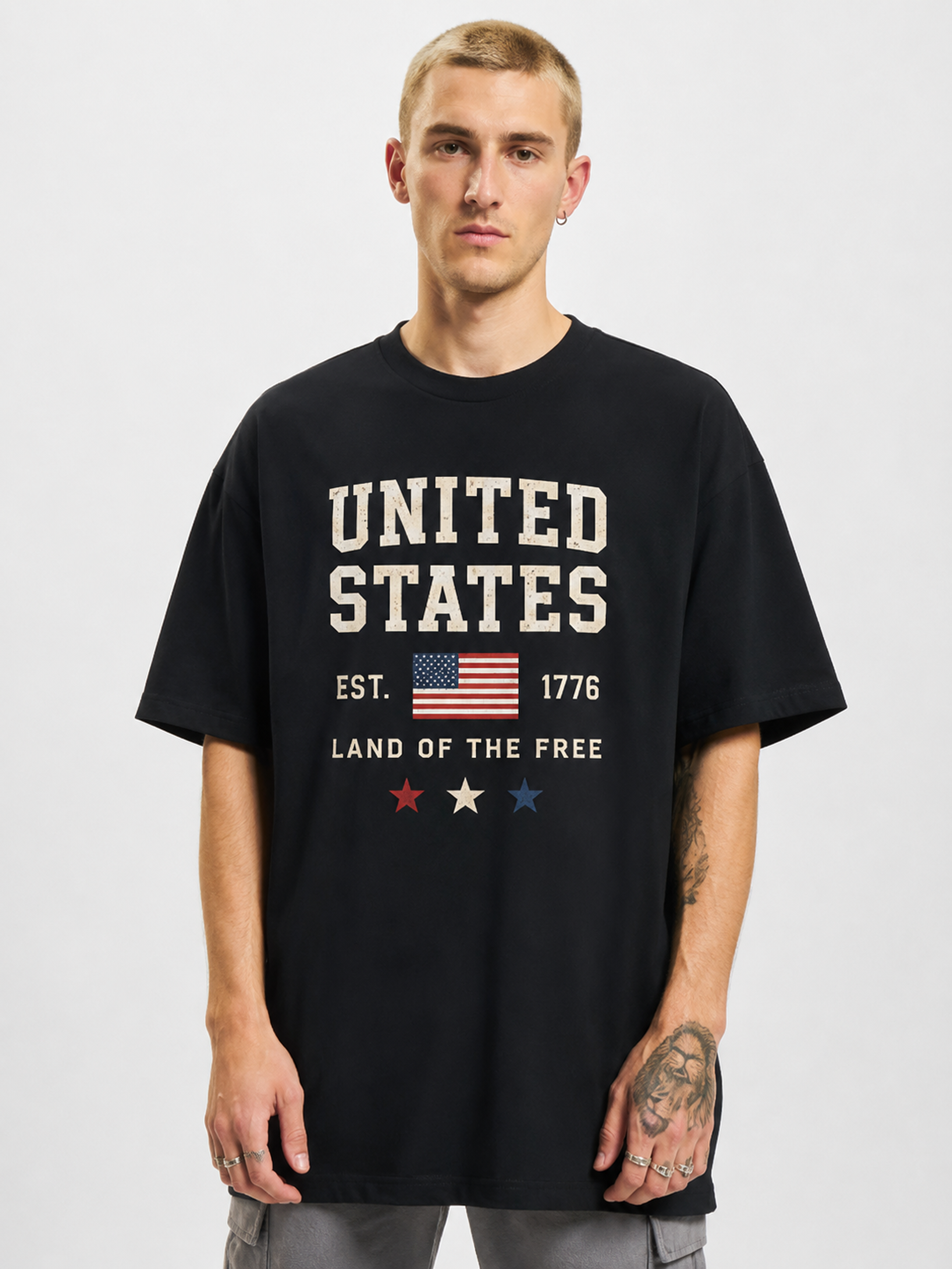 USA Oversized T-Shirt – Country Pride Unisex Graphic Tee Main image