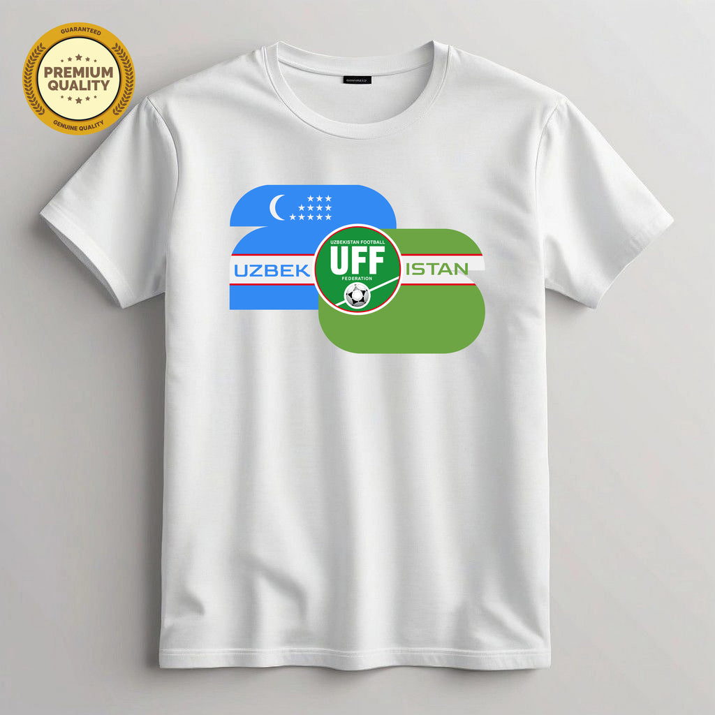 Uzbekistan Soccer T-Shirt, Soccer Fan Shirt, Sports Lover Gift