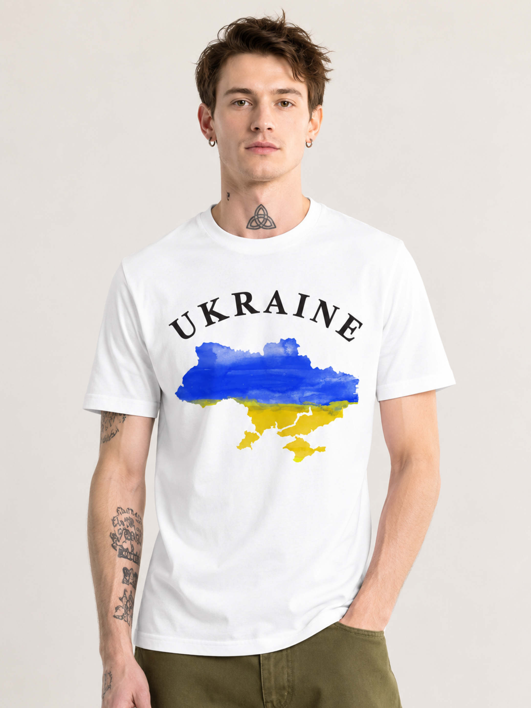 Ukraine Graphic Tee – Unisex Country Pride T-Shirt Main image