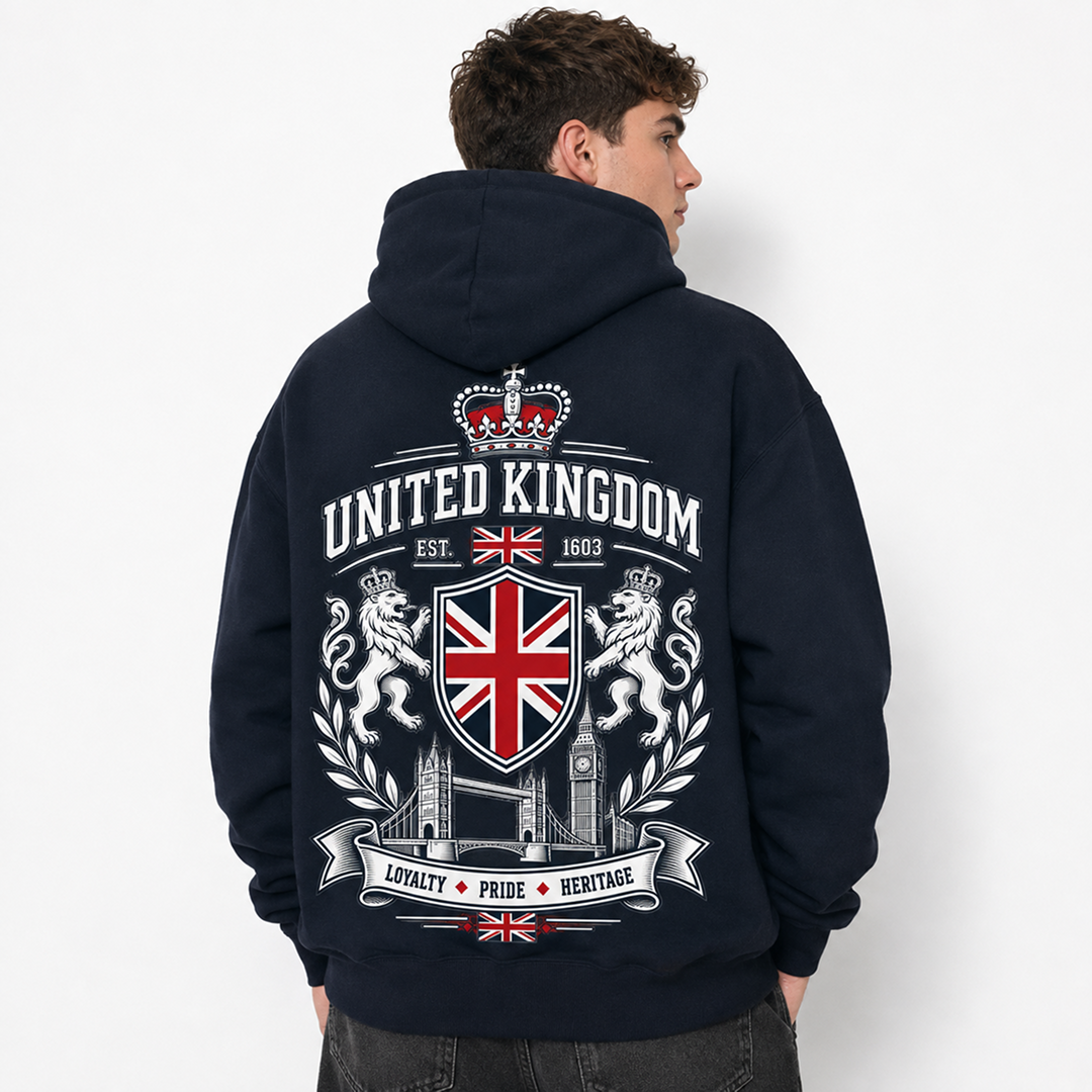 United Kingdom Country Pride Hoodie – Premium Football Fan Hoodie