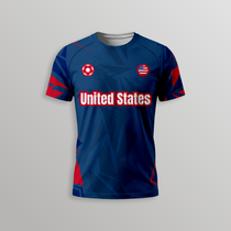 United States Football T-Shirt - Dry Fit T Shirt