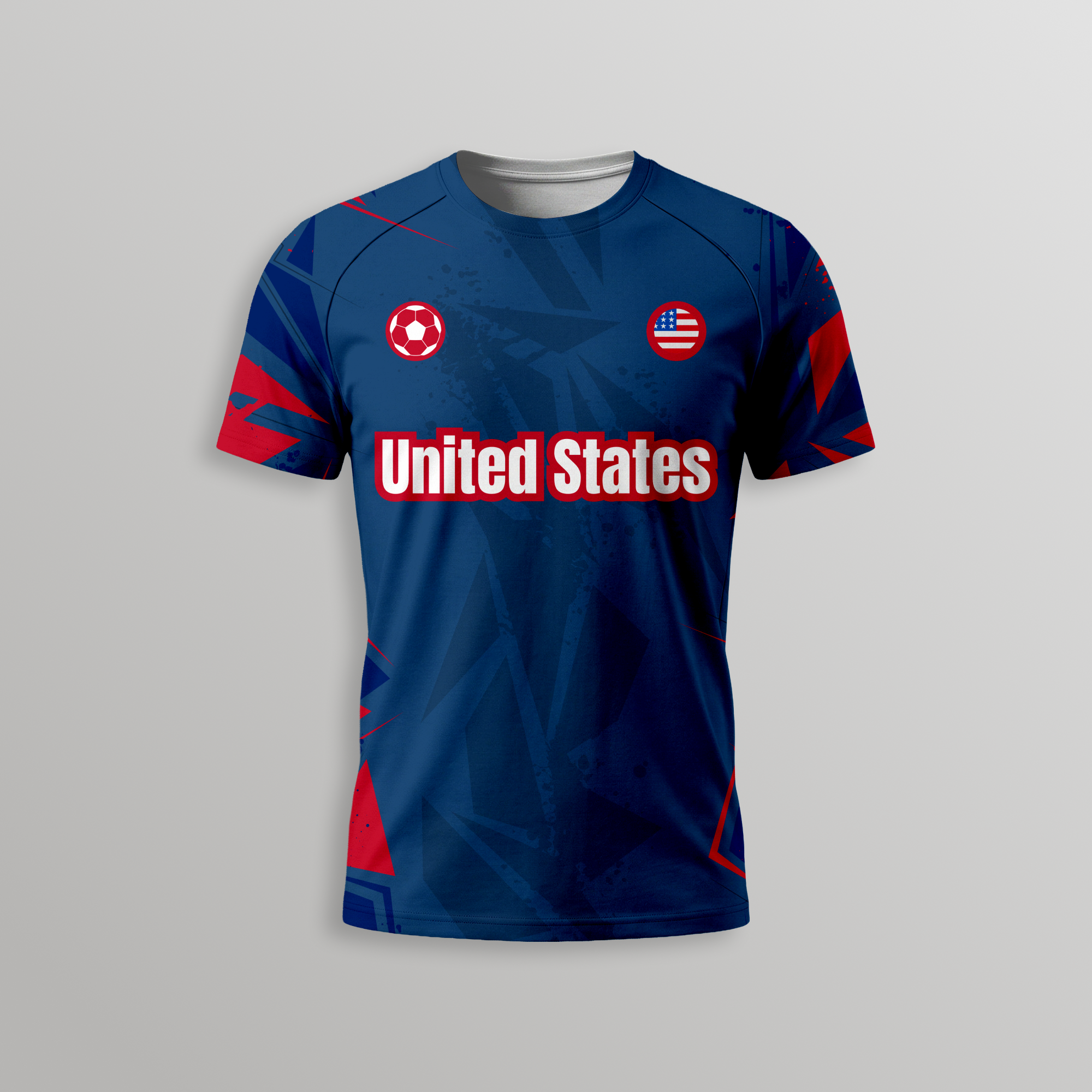 United States Football T-Shirt - Dry Fit T Shirt