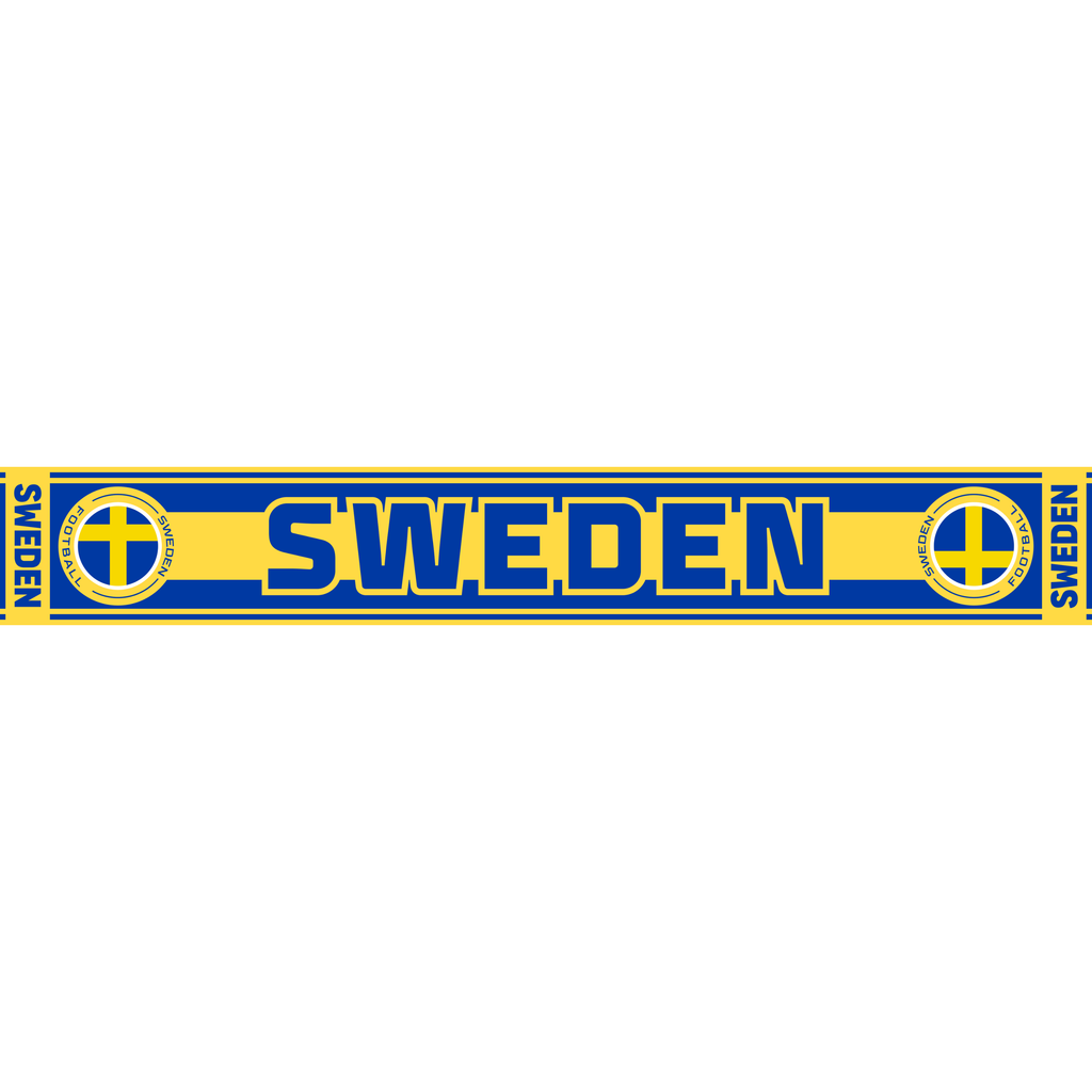 Sweden Football Stadium Supporter Scarf