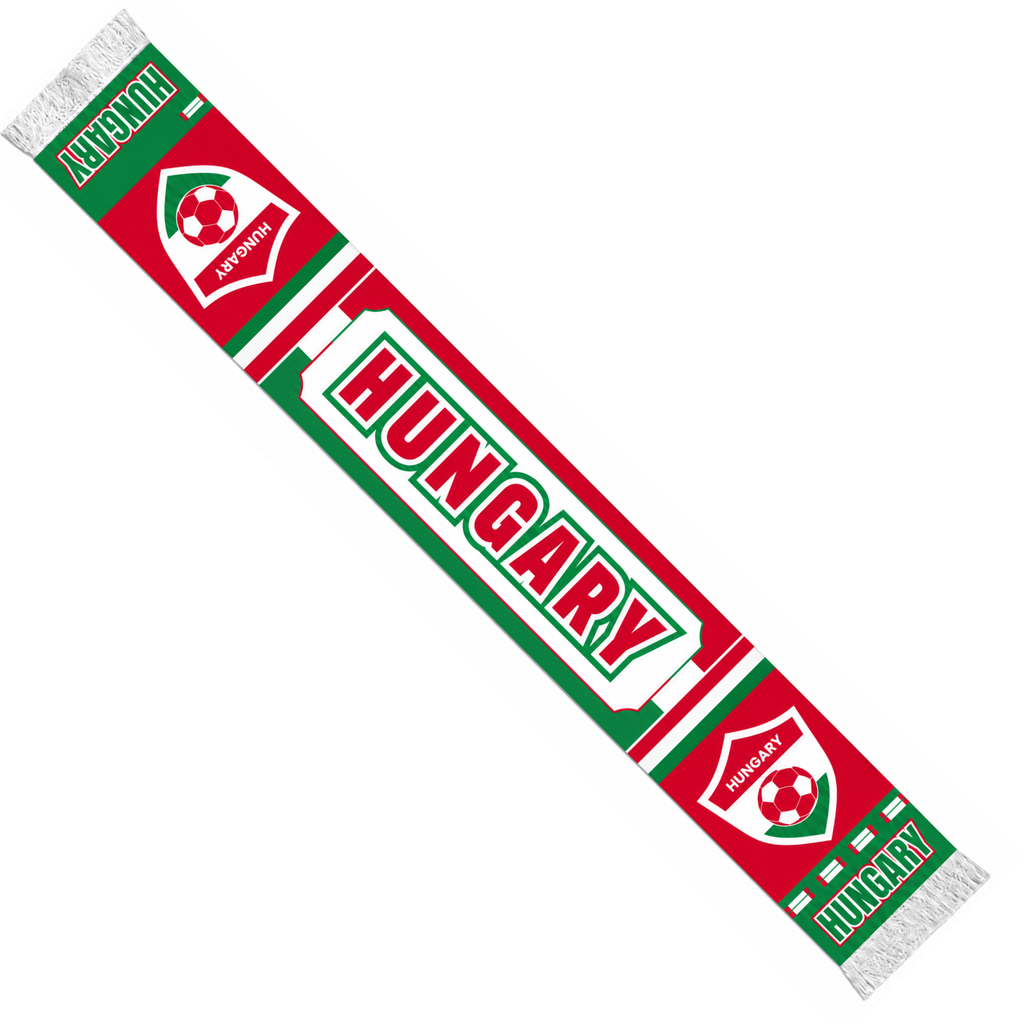 Hungary Football Stadium Supporter Scarf