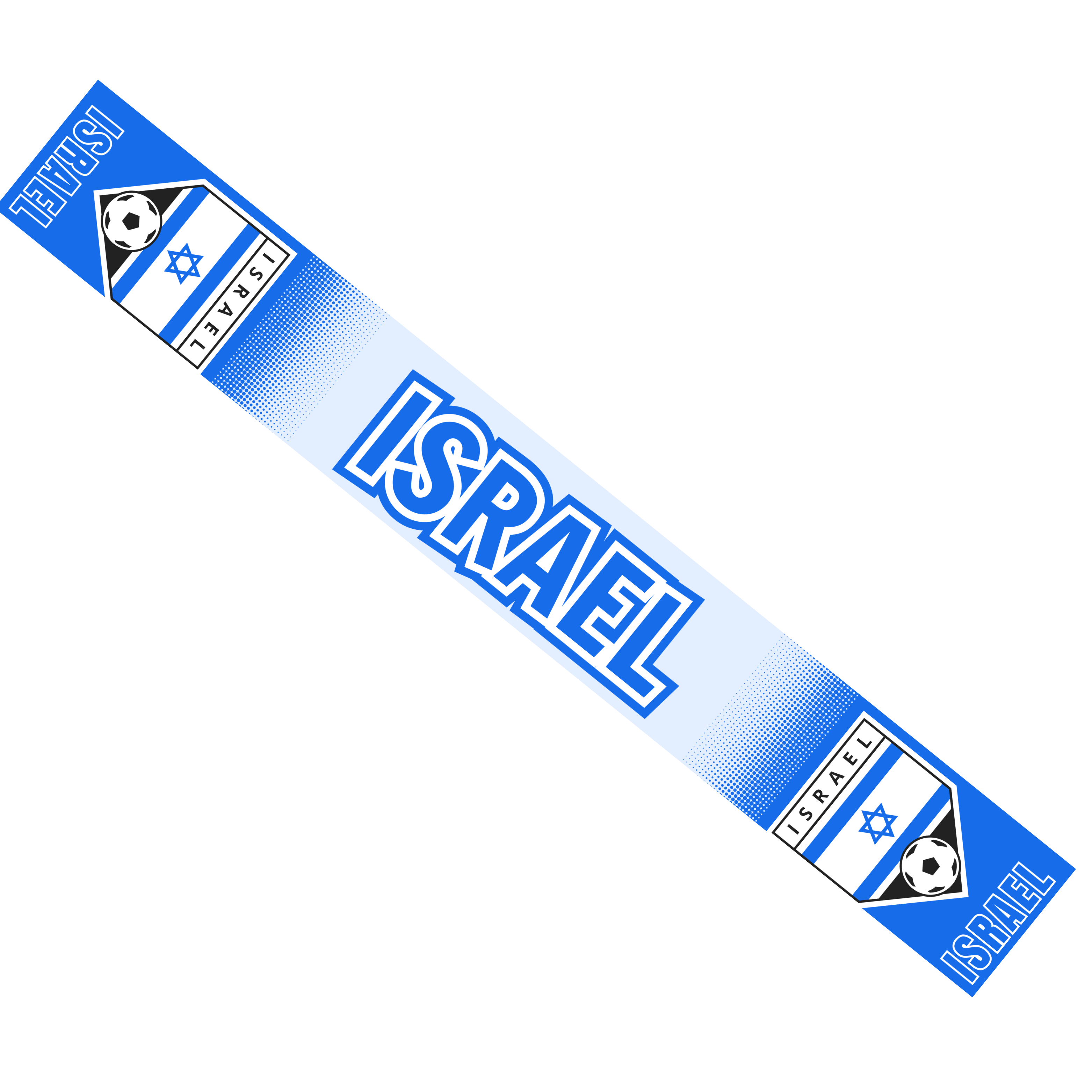 Israel Football Stadium Supporter Scarf Secondary image