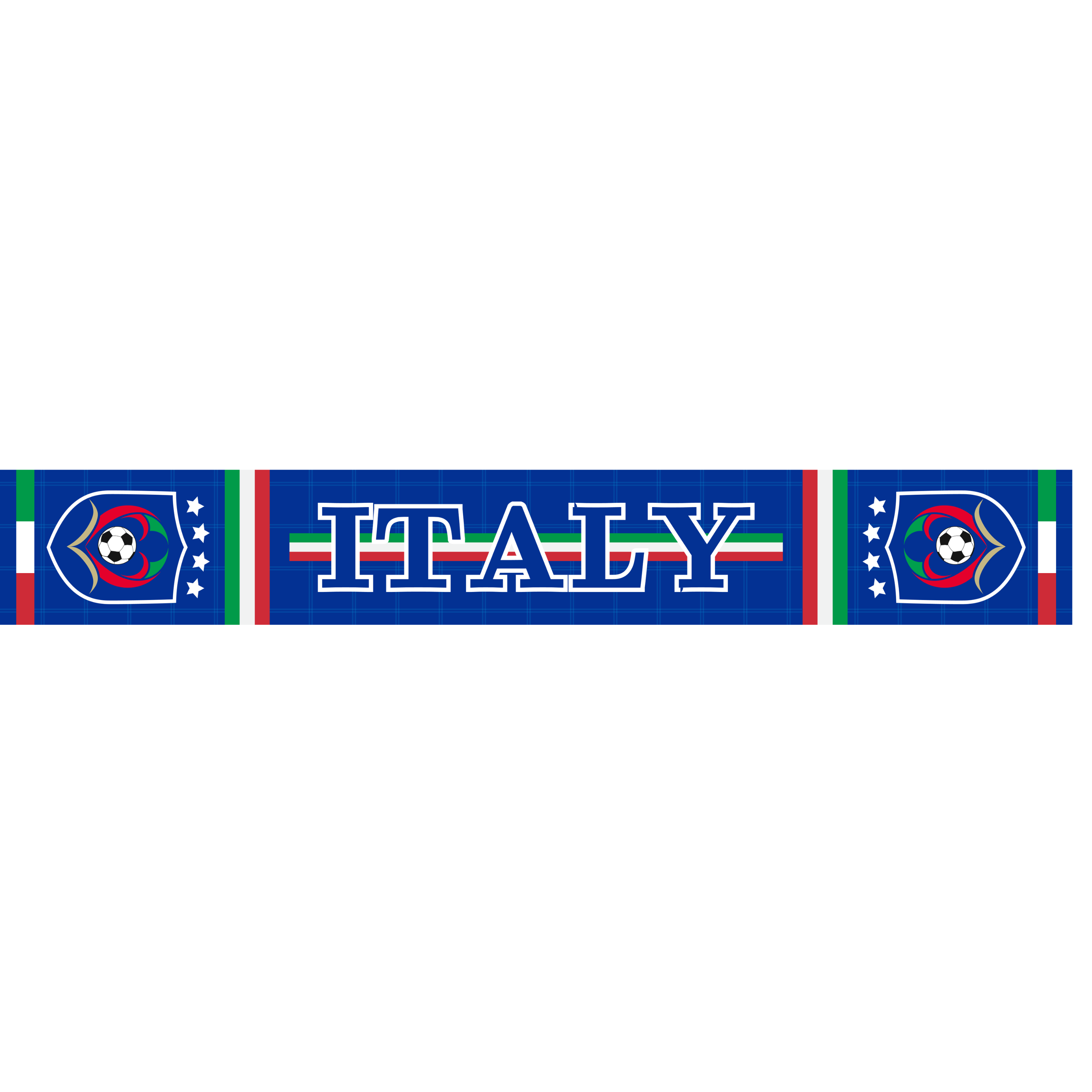 Italy Football Stadium Supporter Scarf