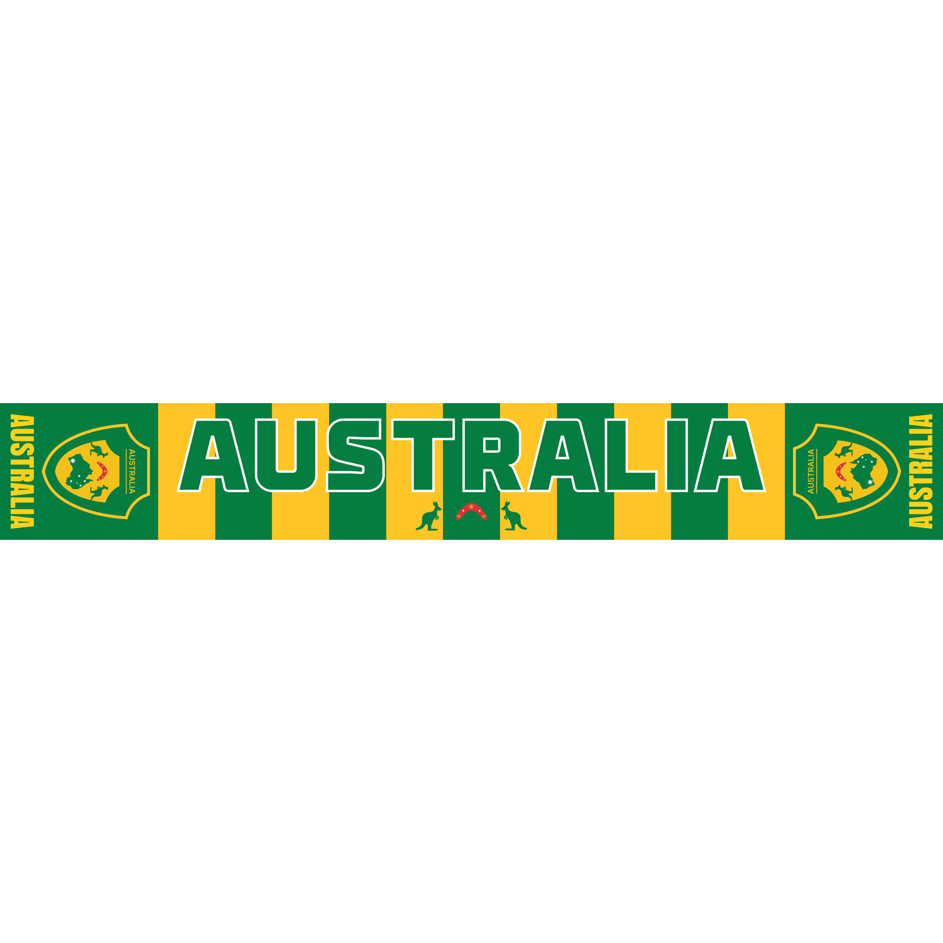 Australia Football Stadium Supporter Scarf