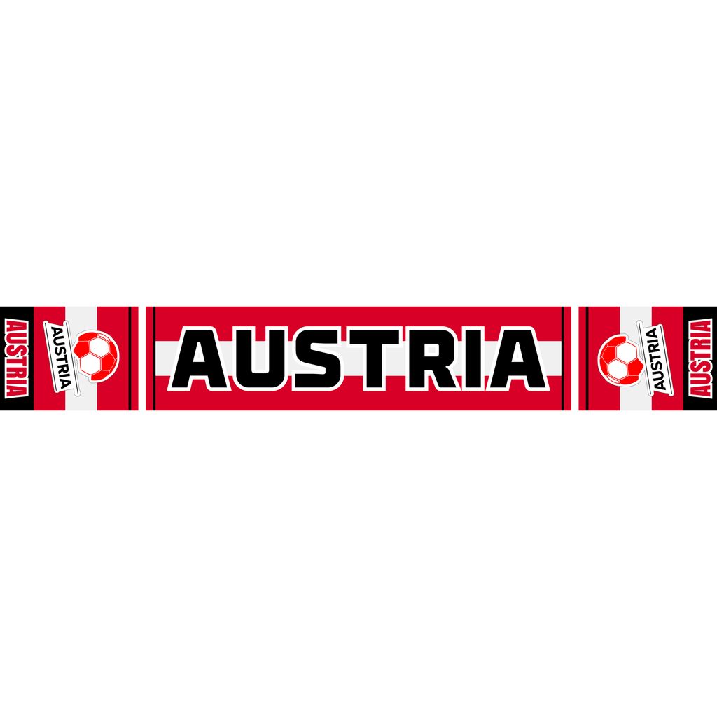Austria Football Stadium Supporter Scarf