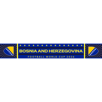 Bosnia and Herzegovina  Football Stadium Supporter Scarf