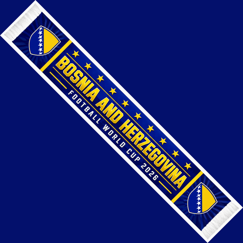 Bosnia and Herzegovina  Football Stadium Supporter Scarf