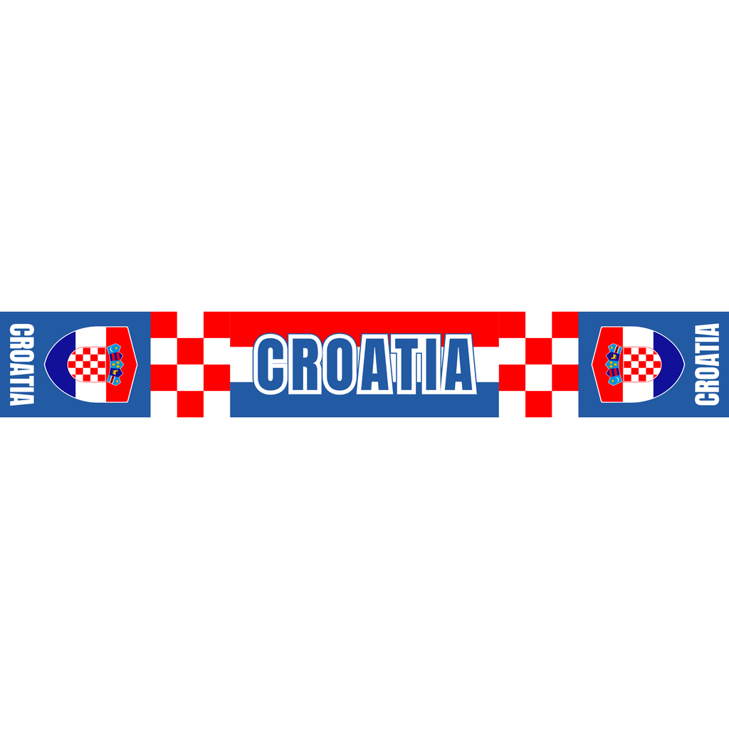 Croatia Football Stadium Supporter Scarf