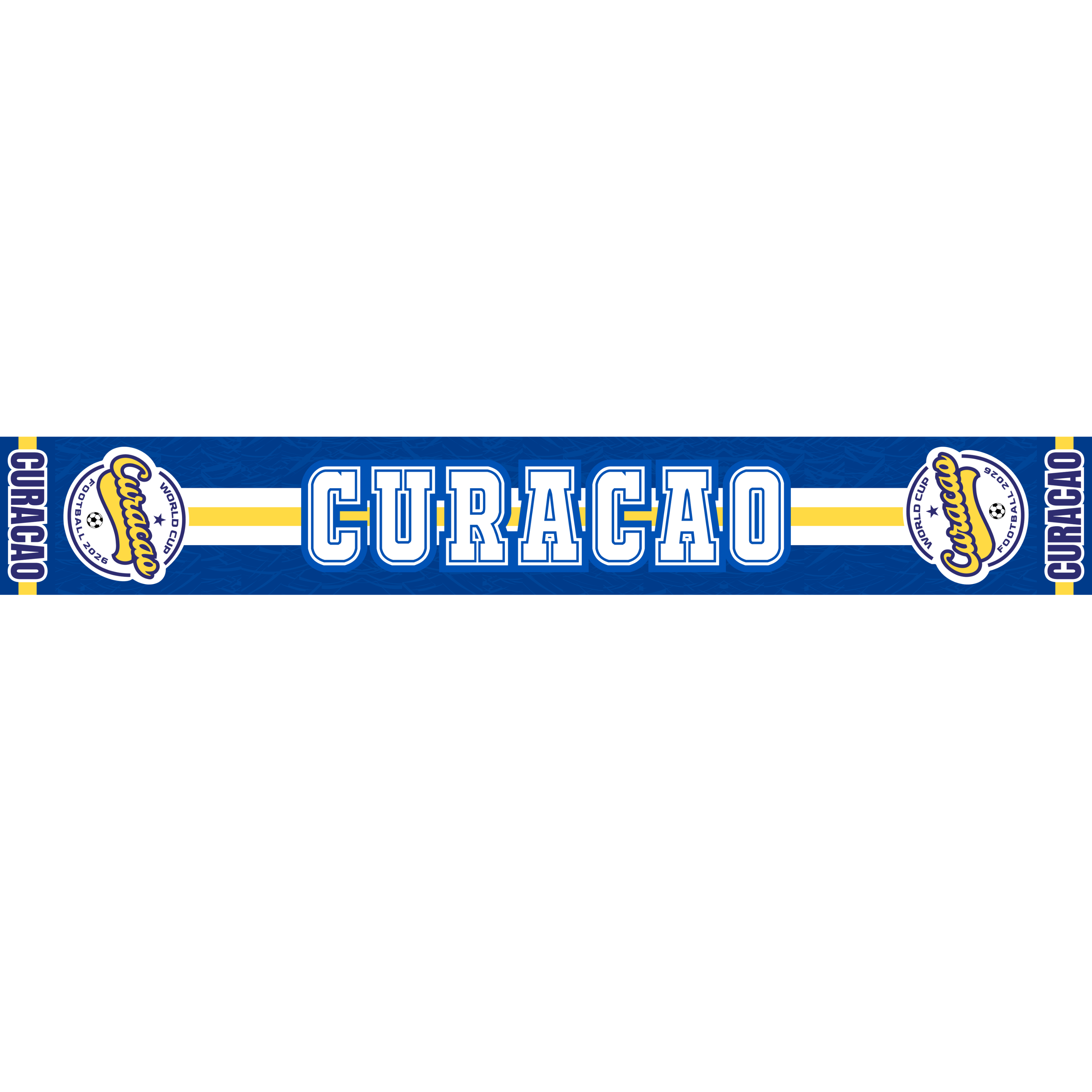 Curaçao Football Stadium Supporter Scarf