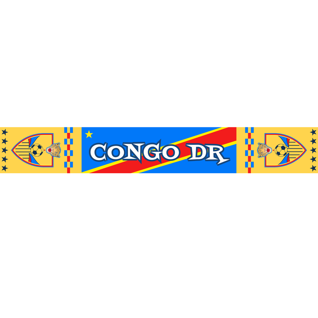 Congo Dr Football Stadium Supporter Scarf