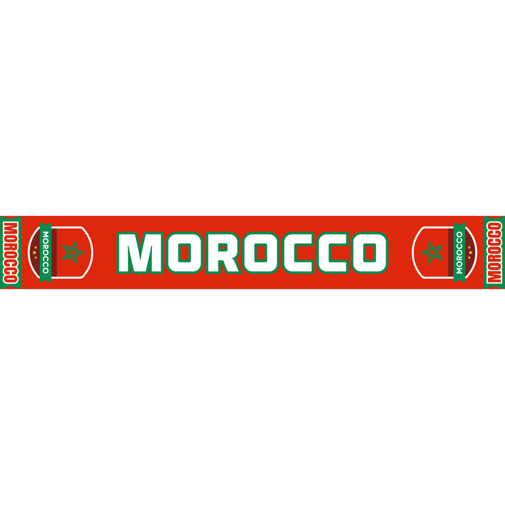 Morocco Football Stadium Supporter Scarf