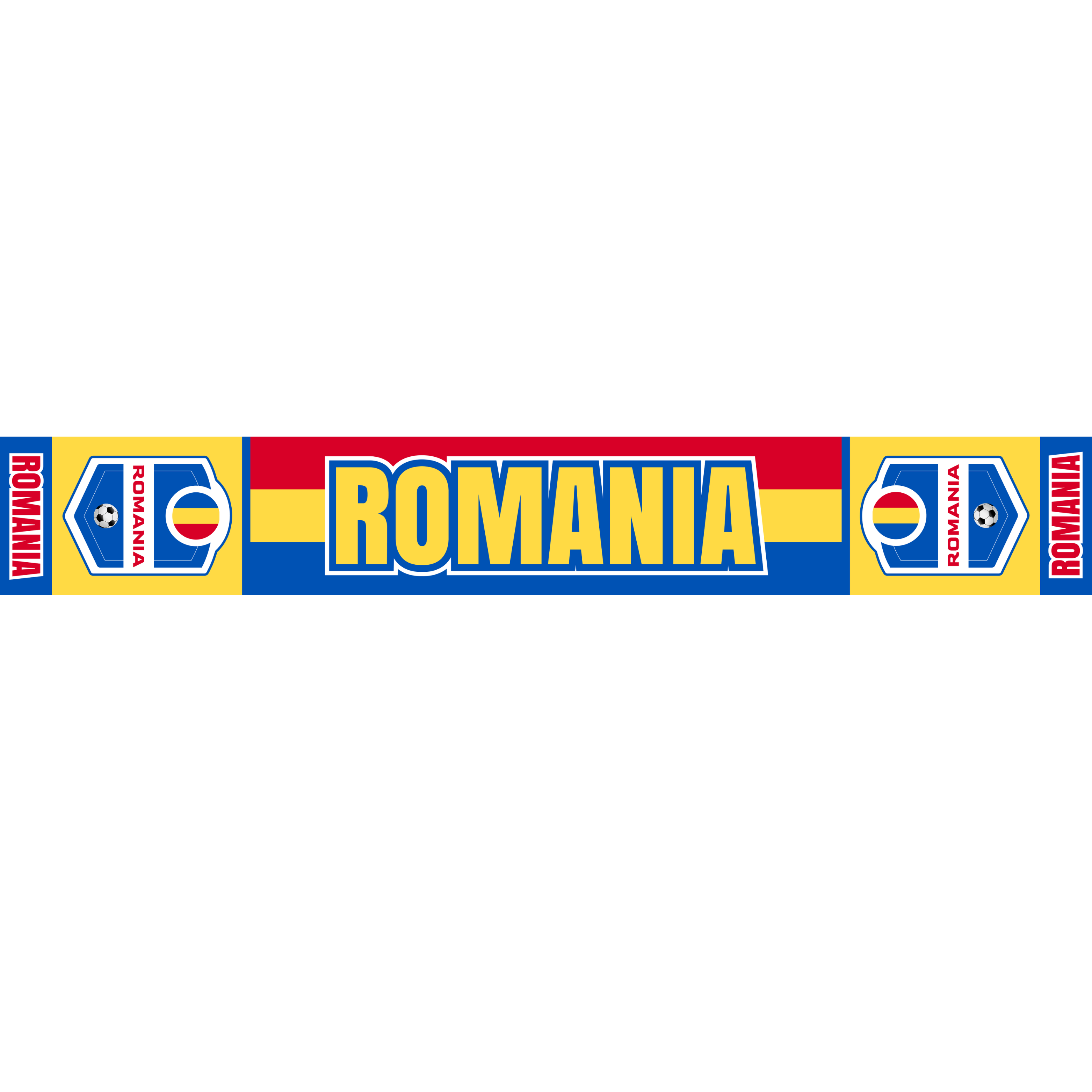 Romania Football Stadium Supporter Scarf