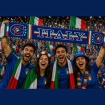 Italy Football Stadium Supporter Scarf